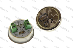 Кнопка (кнопочный модуль) EA2406S-S-R "30 этаж", круглая, красная статическая подсветка, Брайль