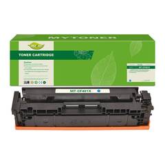 Картридж MyToner, аналог HP CF401X/201X синий 2.3k с чипом