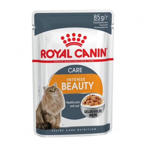 Влажный корм Royal Canin для кошек Интенс Бьюти в желе Intense Beauty in jelly 0,085 кг (0,085 кг)