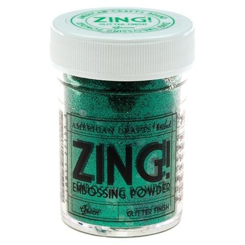 Пудра для эмбоссинга ZING! Green Glitter