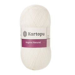 ANGORA NATURAL Kartopu (10% Шерсть, 10% Мохер, 80% Акрил, 100гр/530м)