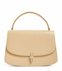 Кожаная сумка через плечо The Row "sofia 8.75" бежевый