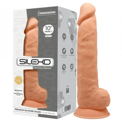 Фаллоимитатор с двойной плотностью Model 1 от SILEXD светло-бежевый (26,6*5,4 см)