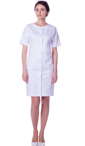 Халат женский м173 сансара белый