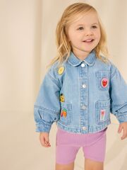 Куртка джинсовая для девочки Next E25-317, Синий