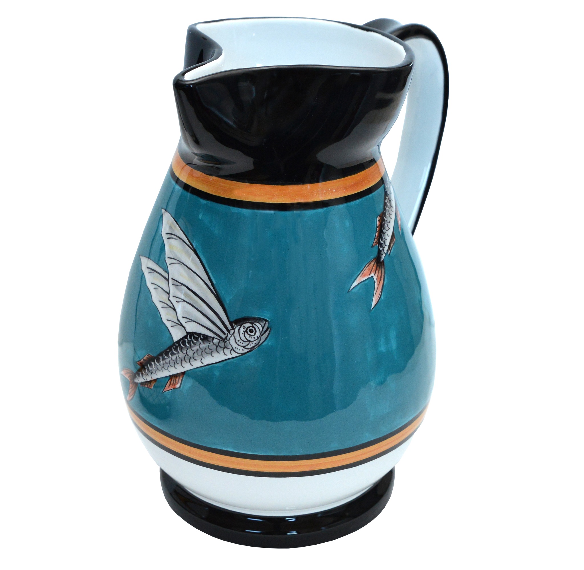 Set 1 pitcher & 4 mugs Flying Fish collection