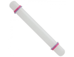 Скалка акриловая с ограничителями 24 см.