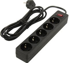 Сетевой фильтр Defender ES Black <3м> ( 5  розеток  ) <99485>