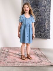 Платье джинсовое для девочки Next E36-499, Синий