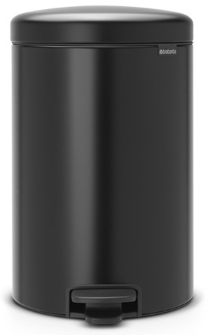Ведро для мусора Brabantia NewIcon 20л черное матовое