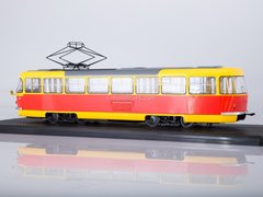 Tram Tatra T3SU bright-yellow-red 1:43 Start Scale Models (SSM)