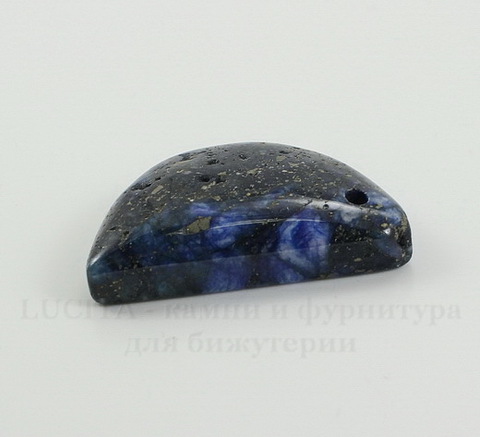 Подвеска Ляпис Лазурит (прессов., тониров) (цвет - темно-синий) 32,3х21,7х7,8 мм №157