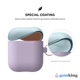 Duo Hang Case for AirPods 1/2 [Body - Lavender, Top - Pastel Blue, Lovely Pink]
