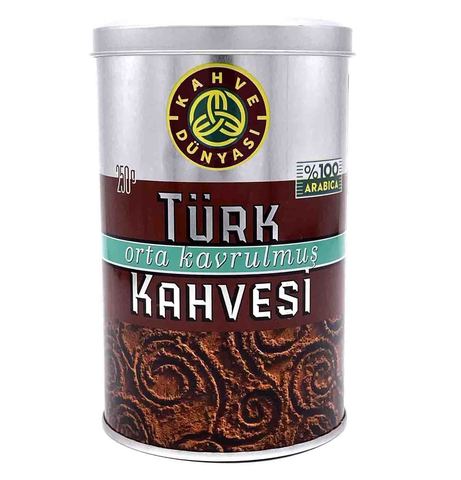 Турецкий кофе молотый средней обжарки, Kahve Dunyasi, 250 г