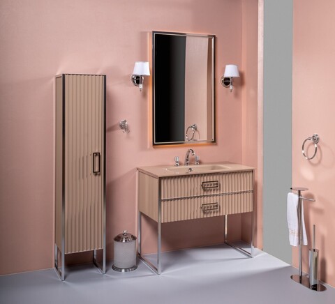 Boheme 868-CPCR-R Пенал, цвет: капучино, хром