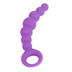 Анальная цепочка Bubble фиолетовая от Alive