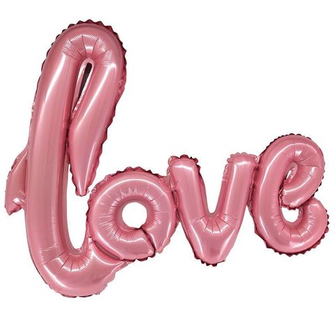 К Надпись, Love, Розовая, 41