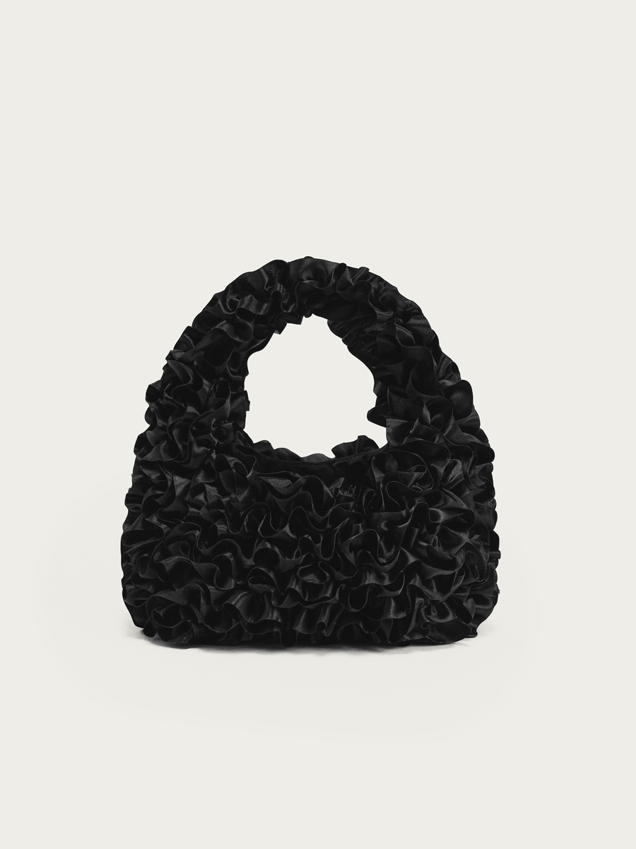 

Сумка Ницца со сборками, Черный