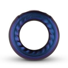 Фиолетовое эрекционное виброкольцо Saturn Vibrating Cock/Ball Ring - 