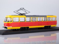 Tram Tatra T3SU bright-yellow-red 1:43 Start Scale Models (SSM)