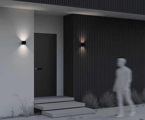 Уличный настенный светодиодный светильник Maytoni Fulton O572WL-L6B