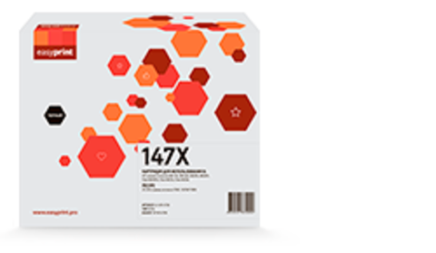 Картридж EasyPrint LH-W1470X для HP LJ Enterprise M611/612/634/635/636 (25200 стр.) черный, с чипом