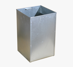 Вкладыш для урны прямой 350*320/350*320 L 560 мм оцинкованная сталь 0,5мм