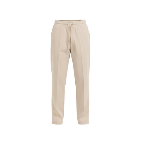 Embroidered Tailored Pants Beige