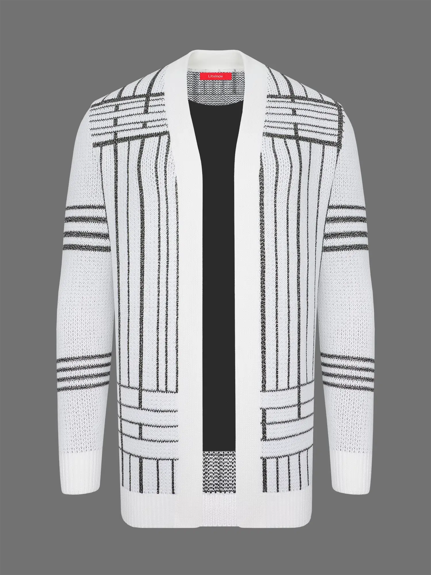 Кардиган с планкой