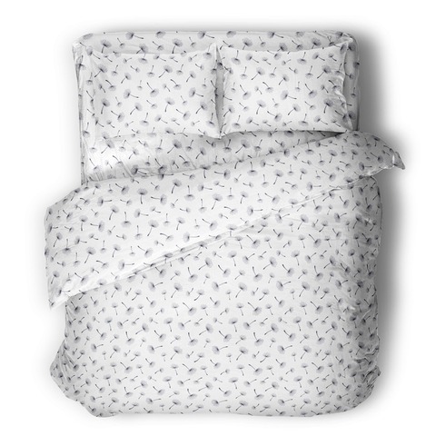 Комплект постельного белья евро-стандарт DANDELIONS, 100% хлопок