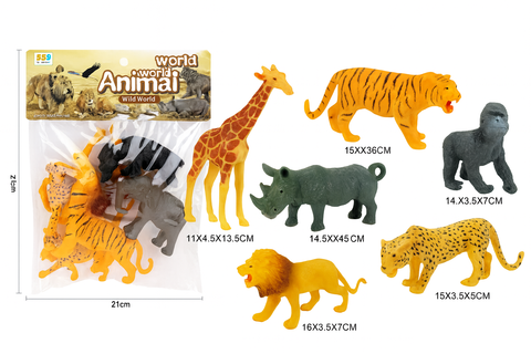 Набор диких животных 8020 27*21 6 живот