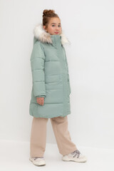 пальто  для девочки  ВК 38094/8 УЗГ