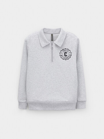 джемпер  для мальчика  КР 302798/св.серый меланж к632