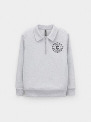 джемпер  для мальчика  КР 302798/св.серый меланж к632