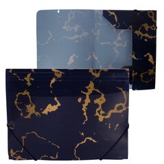 
          Папка на резинке Sahand, A4, 240х320х10 мм, 500 мкм, ассорти, глянец "Мрамор"