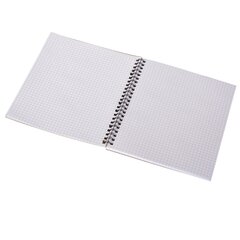 Тетрадь 48л., клетка, Alingar, гребень, блок офсет, мелованный картон стандарт), "The most powerful"