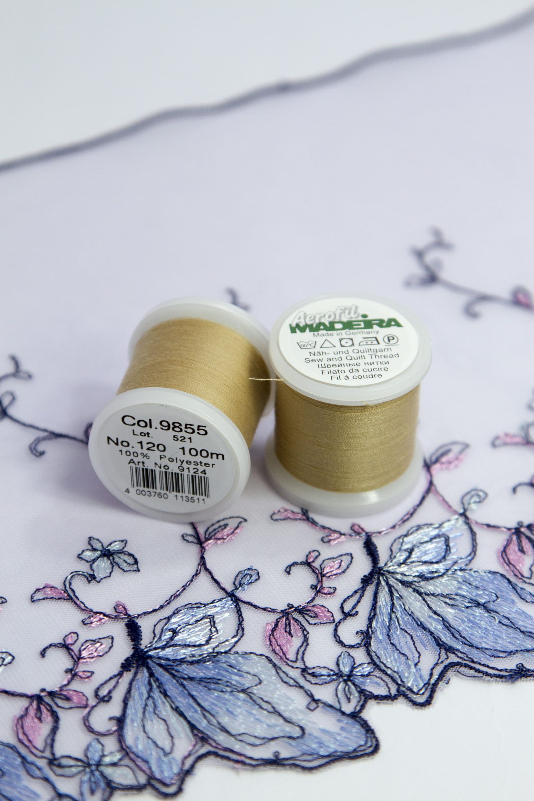 Нитки швейные Madeira aerofil №120 Col. 9855 телесный (100 м)