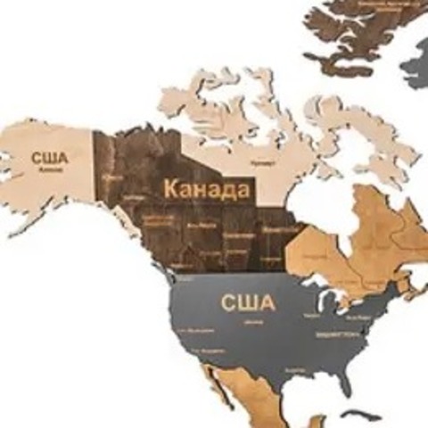 Подложка для карты мира XL