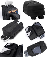 Рюкзак Dakine Split Adventure Backpack 38L Black Ripstop - 2