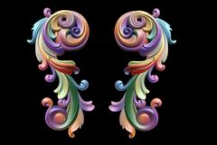 Силиконовый молд № 1967 Набор вензелей