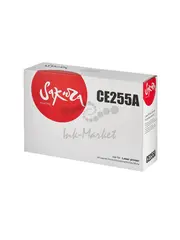 Картридж Sakura CE255A (55A) для HP, черный, 6000 к.