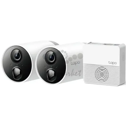 IP-камера TP-LINK Tapo C400S2 Система видеонаблюдения Tapo из двух умных Wi Fi камер и центра управления