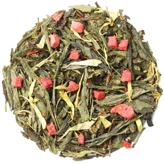 Чай арома Клубника & Сливки зеленый