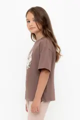 фуфайка  для девочки  КР 302607/капучино к513