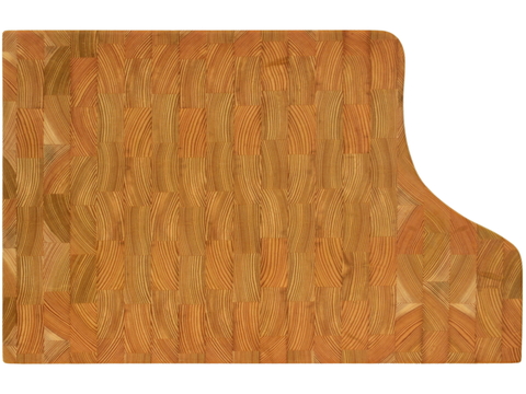 деревянная Торцевая разделочная доска 45х30х4 см лиственница