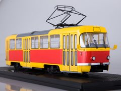 Tram Tatra T3SU bright-yellow-red 1:43 Start Scale Models (SSM)