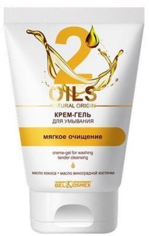 BelKosmex OILS NATURAL ORIGIN Крем-гель д/умывания мягкое очищение 100мл