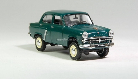 Moskvich-410 dark green 1:43 DeAgostini Auto Legends USSR #42