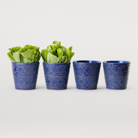 НАБОР FLORAL DARK BLUE 4 ШТ