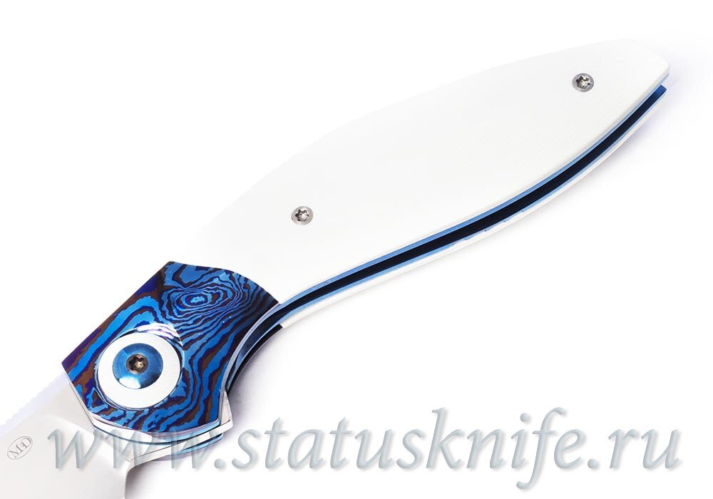 Нож Max Ducar Beam M398 Timascus G10 White